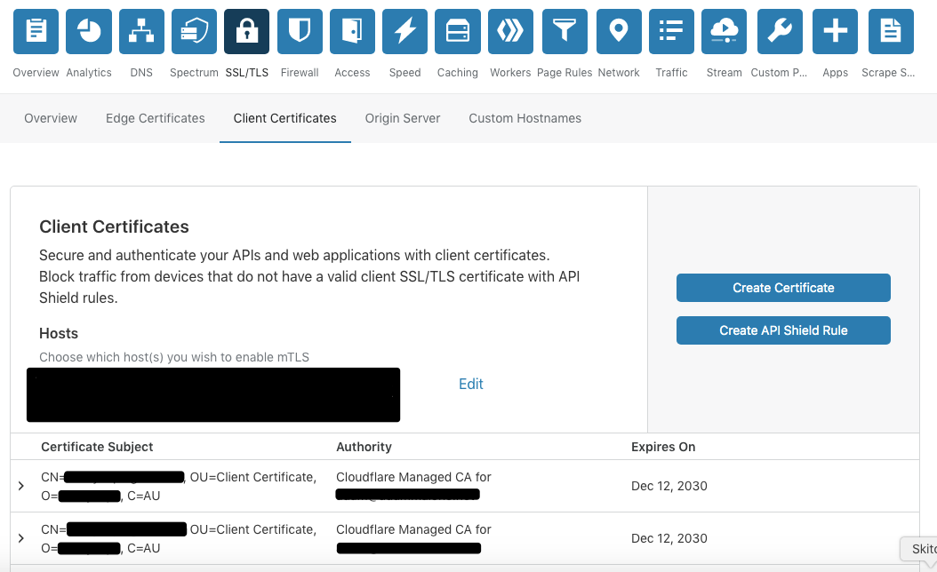 cloudflare client certificates 1